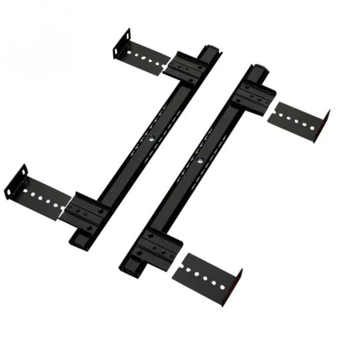 Keyboard Tray Channel | Drawer Slides for Keyboard | Includes All Installation Hardware | 350MM / 14 inch Channel (Medium / 27MM)-image-0