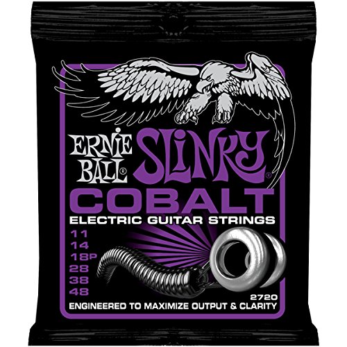 Ernie Ball 2720 Cobalt Power Slinky 11-48 CORDE Ensemble – Inclut 6 GRATUIT médiators - Les Beatles, Paul McCartney, John Lennon, RIngo Starr, George Harrison Ernie Ball 2720 Cobalt Power Slinky 11-48 CORDE Ensemble - Inclut 6 GRATUIT médiators