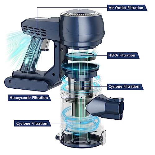 Zisiz Cordless Vacuum Cleaner, 8 In 1 Lightweight Stick Vacuum With 2200Mah Removable Battery Up To 30Mins Runtime, Dual-Motor, Quiet Wireless Vacuum For Hard Floor Carpet Pet Hair #TOP4