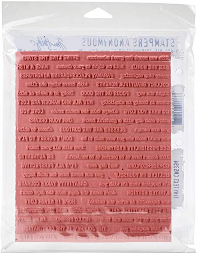 Tim Holtz - Stampers Anon Cling Rbbr Stamp Set Tiny Text, Us:one Size #TOP2