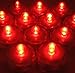 Waterproof Wedding Underwater Battery Sub Lights LED 10 Lights~RED~Wedding~Tea Light