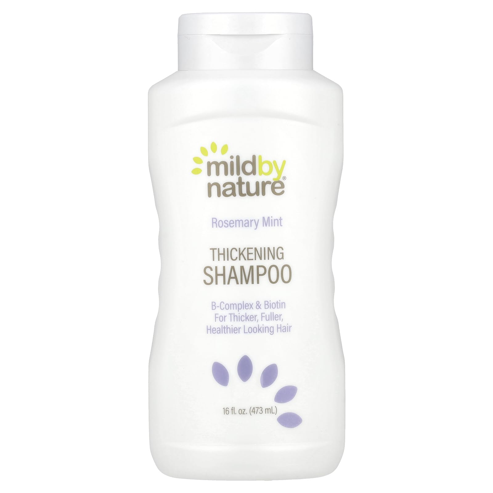 Thickening Shampoo, B-Complex & Biotin, Rosemary Mint, 16 fl oz (473 ml), Mild By Nature