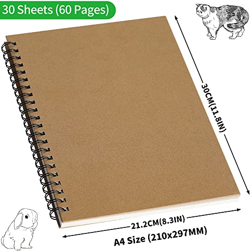 A4 Sketch Books 3 Pack - Image 2