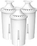 AQUA CREST CF06A Remplacement pour Filtre Brita®, Pitchers et Distributeurs d'eau BritaMD, Classic OB03, Mavea® 107007, et plus, NSF Filtre d'eau de Pitcher certifié, 1 Approvisionnement en filtres pour l'année, paquet de 6