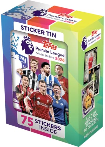 Image of Topps Premier League Stickers 2026 (Sticker Tin)