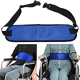 [TERZWAED] 車椅子 ベルト 転落 ずり落ち防止 姿勢 保持 安全帯 車椅子シート 固定ベルト 介護用車イス 保護ベルト(ブルー/ワンタッチ)