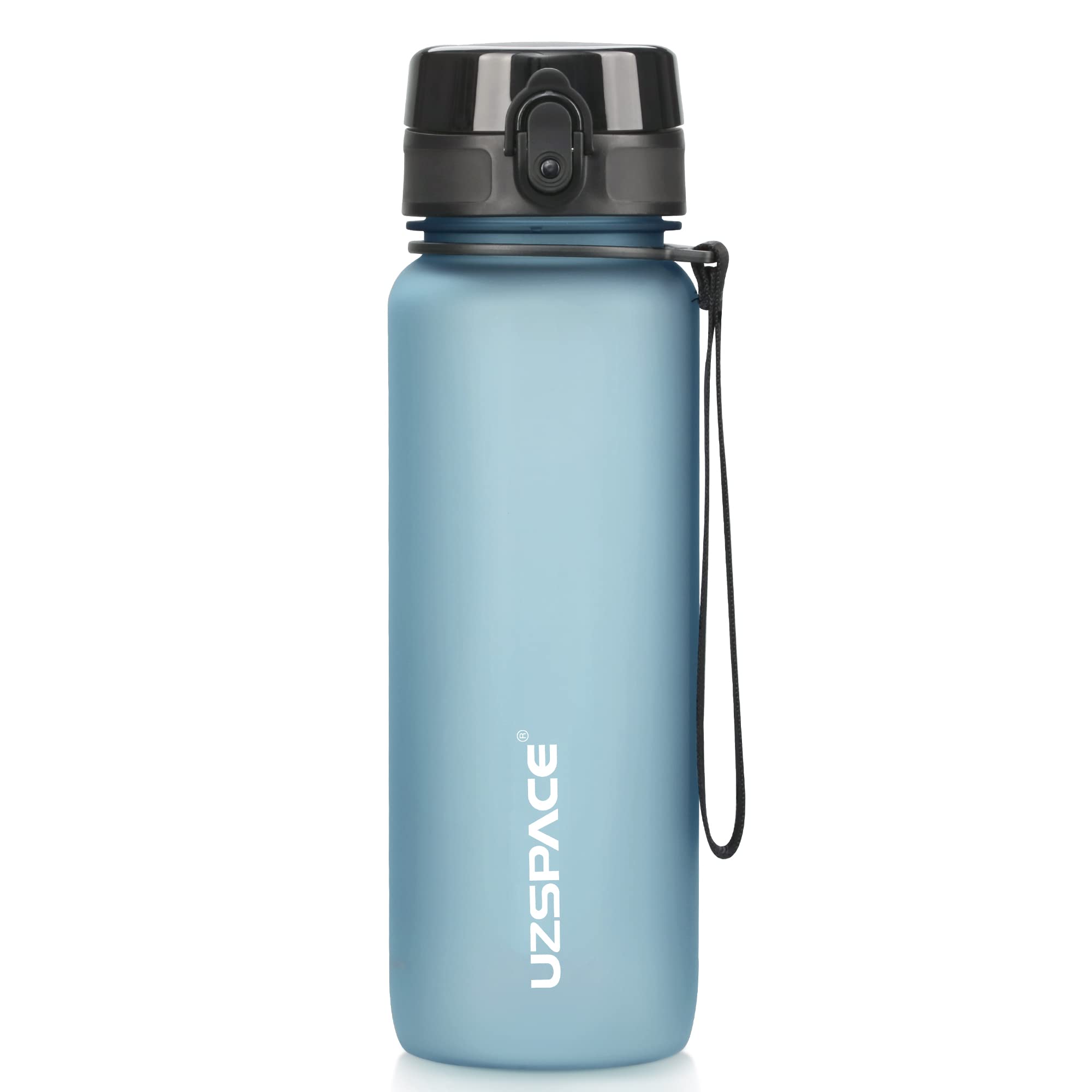 UZSPACE Botella Agua Deportiva,500ml/800ml/1000ml/1.5l, Tritan Botella Agua Sin BPA. Evitar Fugas de Agua y Ideal para el Ejercicio y los Deportes al Aire Libre — view 60