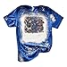 Lndependence Day Casual Print Camiseta de manga corta con cuello redondo para mujer, azul celeste, XL