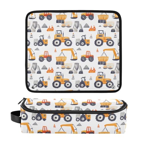 Bolsa organizadora de viaje y tapete resistente al calor para herramientas de cabello - Protector para planchas y rizadores miniatura 3