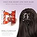 Claw Clip Ponytail Extension - 12 Inch Short Ponytail Extension, Curly Pony Tails Hair Extensions, Synthetic Hair Extensions Ponytail, Clip On Ponytails for Women (Color: Dark Chocolate Brown)