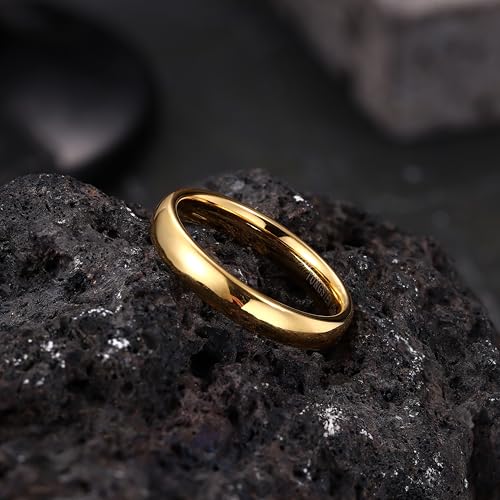 jstyle 2mm 4mm 6mm 8mm tungsten rings for men women hypoallergenic wedding band rings goldsilver domed high polish comfort fit size 6-12 not tarnished