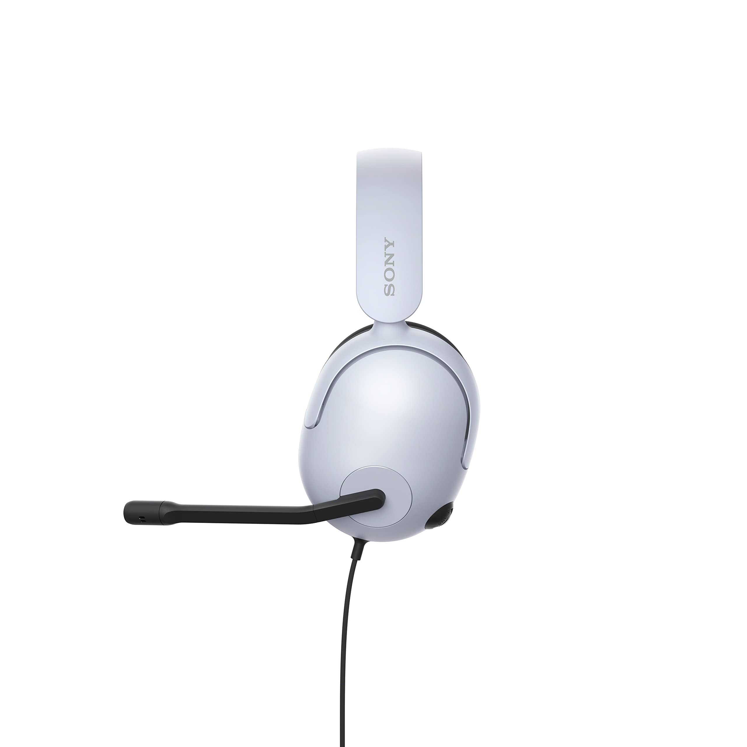 Sony INZONE H3, Zestaw słuchawkowy do gier, dźwięk przestrzenny 360 Spatial Sound do gier, mikrofon na wysięgniku, PC/PlayStation5, Biały
