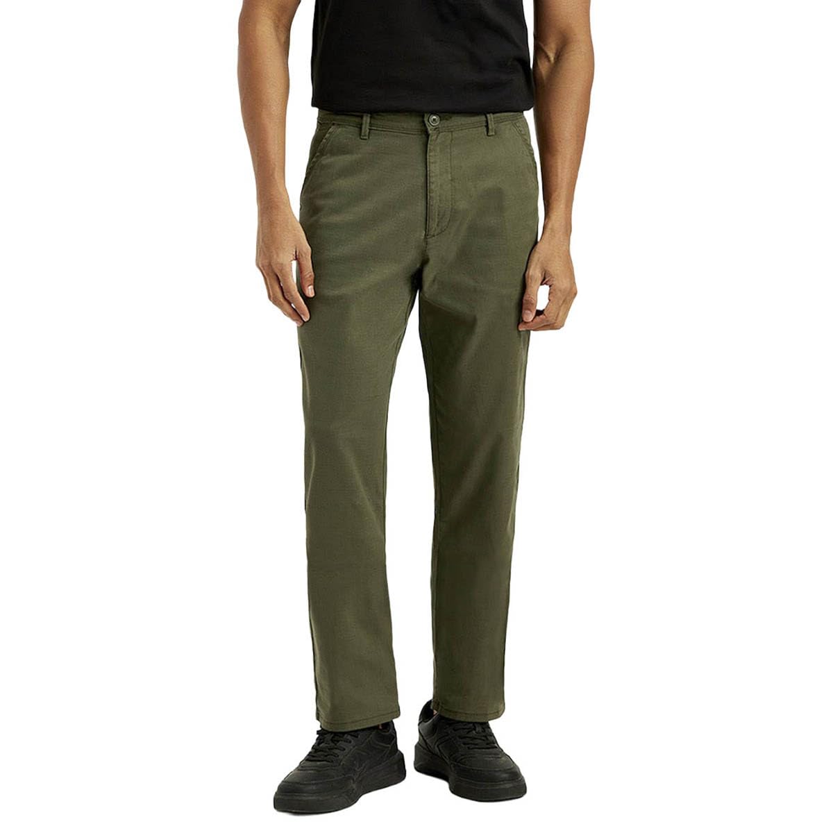 Levi's Men's Green Straight Fit Chinos, 002KF-0005, 30 in green