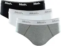 Kit 3 Cuecas Slip Algodão, Mash, Masculino