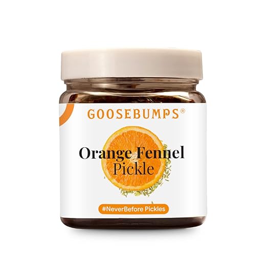 Goosebumps Orange Fennel Pickle Santre ka aachar Exotic Indian