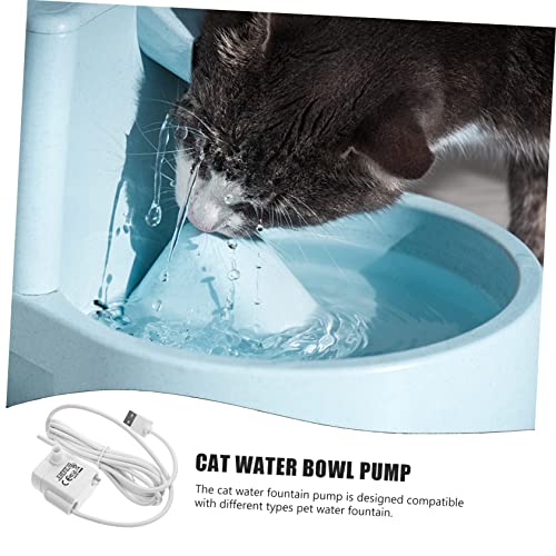 Bomba ajustable para fuente de agua para gatos y perros miniatura 4