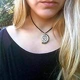 Yalice Boho Conch Shell Necklace Chain Leather Suede Choker Necklaces for Women and Girls