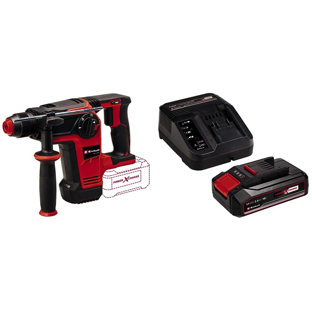 Einhell Professional Rotary Hammer + PXC-Starter Kit PXC 18V 2.5Ah