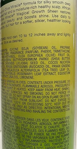 African Pride Olive Miracle Growth Sheen Spray 8 oz miniatura 5