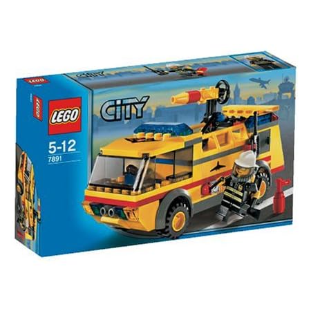Amazon レゴ Lego シティ エアポート消防車 71 ブロック おもちゃ