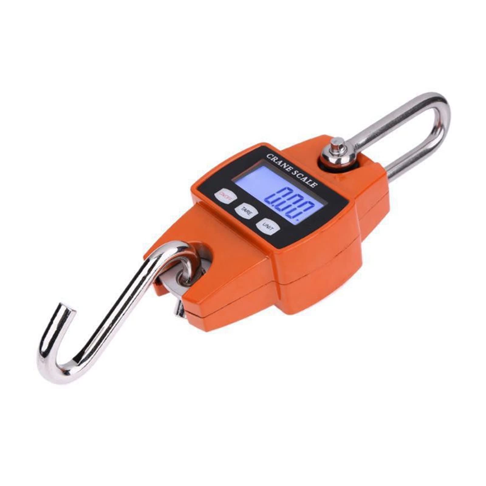 Básculas colgantes, Básculas de grúa digitales 300 kg / 50 g Básculas industriales con batería Básculas de carga Mini básculas de tracción LCD portátiles Gancho colgante Herramienta de peso