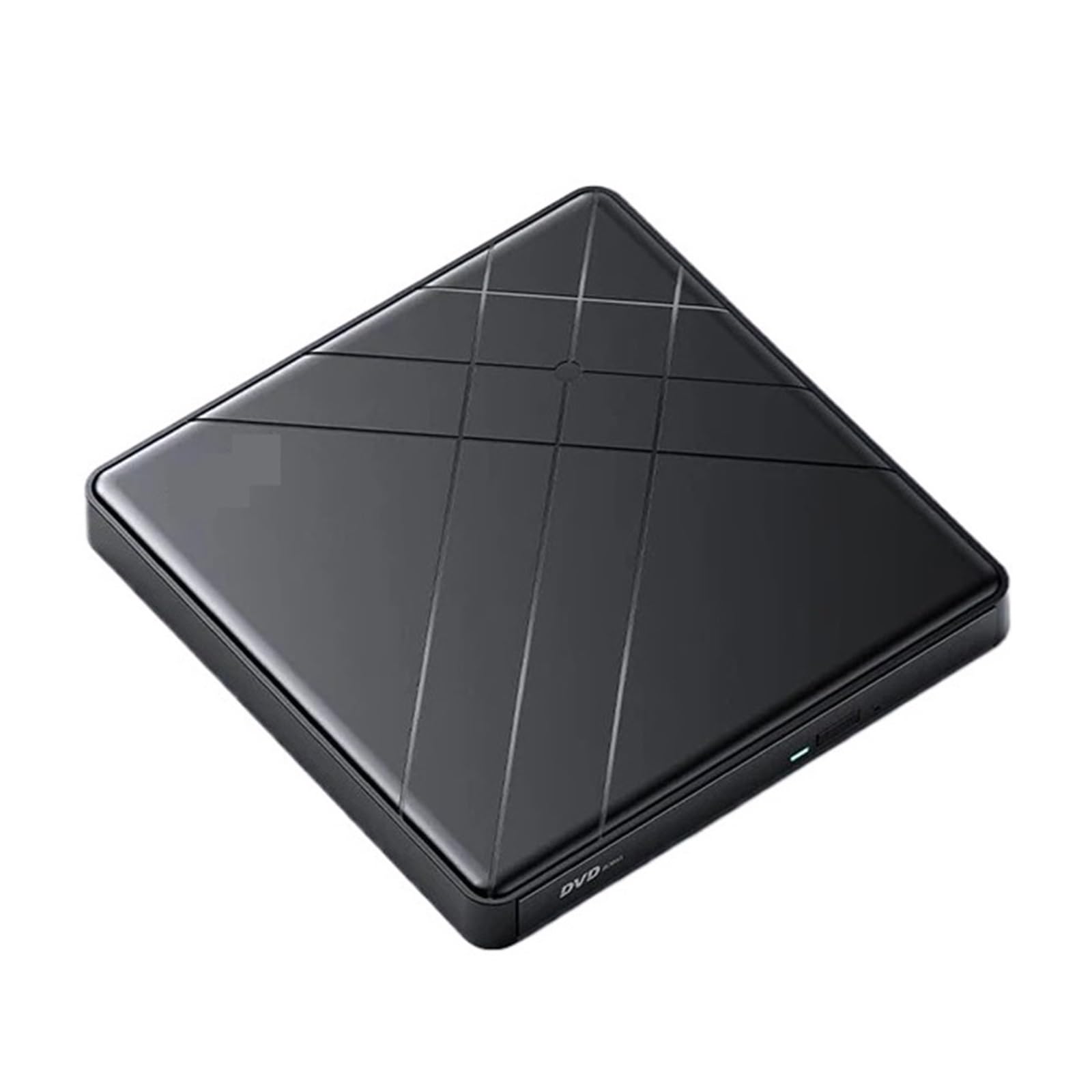 Portable 5 "CD R/RW ROM DVD RAM DL Lecteur De Disque Graveur Enregistreur Lecteur Optique Externe Boîtier for Ordinateur Portable(A with Hub)