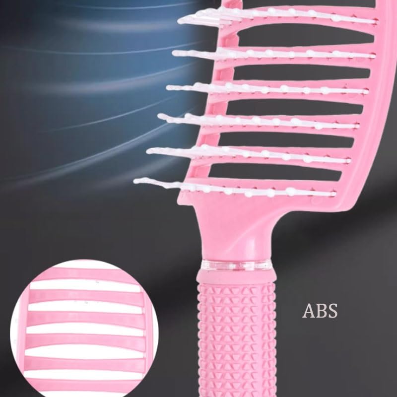 Air Cushion Hair Styling Set for Creating Voluminous Smooth With Board Shaped Comb