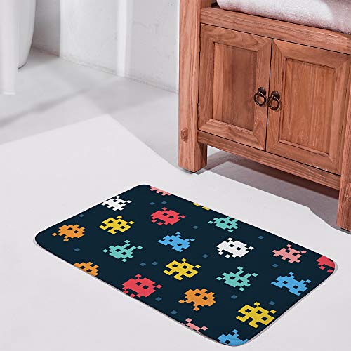 Tapis de bain absorbant l'eau et lavable en machine pour une douche sécurisée