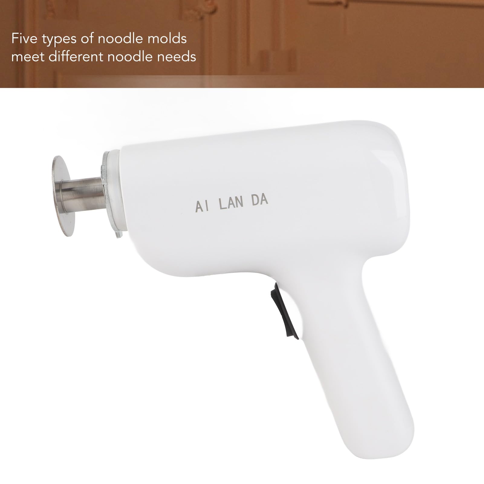 Máquina para Hacer Pasta Eléctrica de Mano, Acero Inoxidable 304