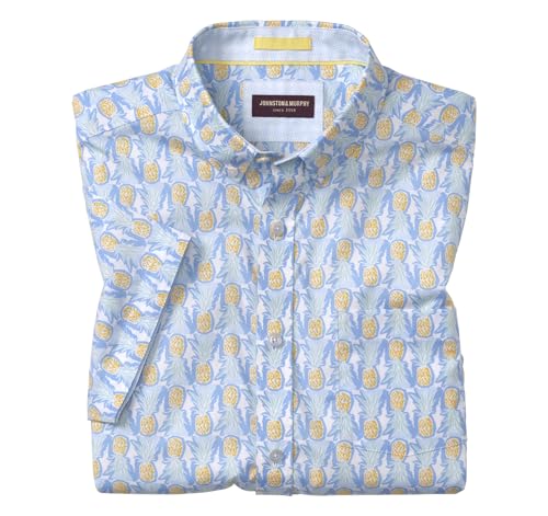 Amazon.com: Johnston & Murphy Mens Short Sleeve Pineapple Print