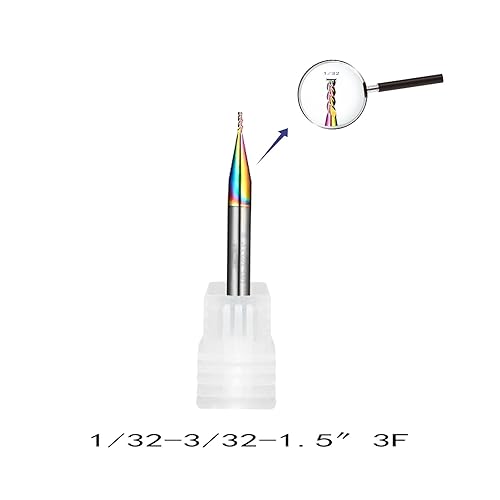Miniatura 88 de Tools DLC Series Carburo Square End Mill, Diamond Like Coating, Molino de extremo para aluminio, cobre, aleaciones de magnesio, aluminio de alto