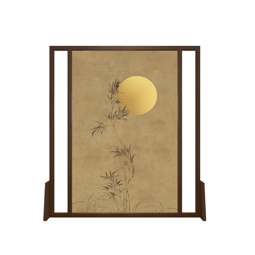 Privacy Screen Floor-standing Screen Partition, Home Living Room Entrance, Simple Background Wall Decoration, Mobile Floor Room Divider