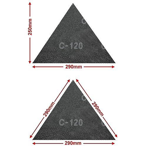 Disques abrasifs triangulaires 120 grain pour ponceuse Einhell BT-SG 710