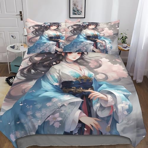 Housse de couette dessin animé en microfibre hypoallergénique et douce