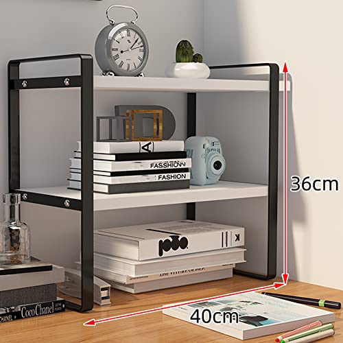 Sidianban USSNJ Desktop Organizer Shelf Office Storage Rack Computer Desk Bookshelf Adjustable Display Shelf thumb #1