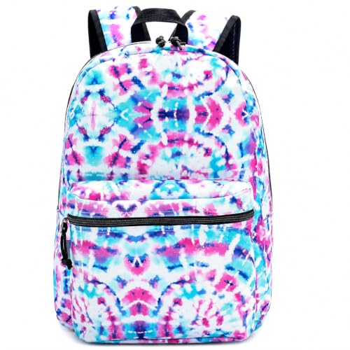 K-Cliffs Mochila estampada com padrão simples, mochila clássica de viagem para laptop e tablet.., Pastel, Mochilas Daypack