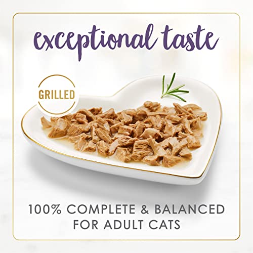 Image of Fancy Feast Purina Grilled Wet Cat Food Beef Feast in Wet Cat Food Gravy - 3 oz. Cans (Pack of 48)