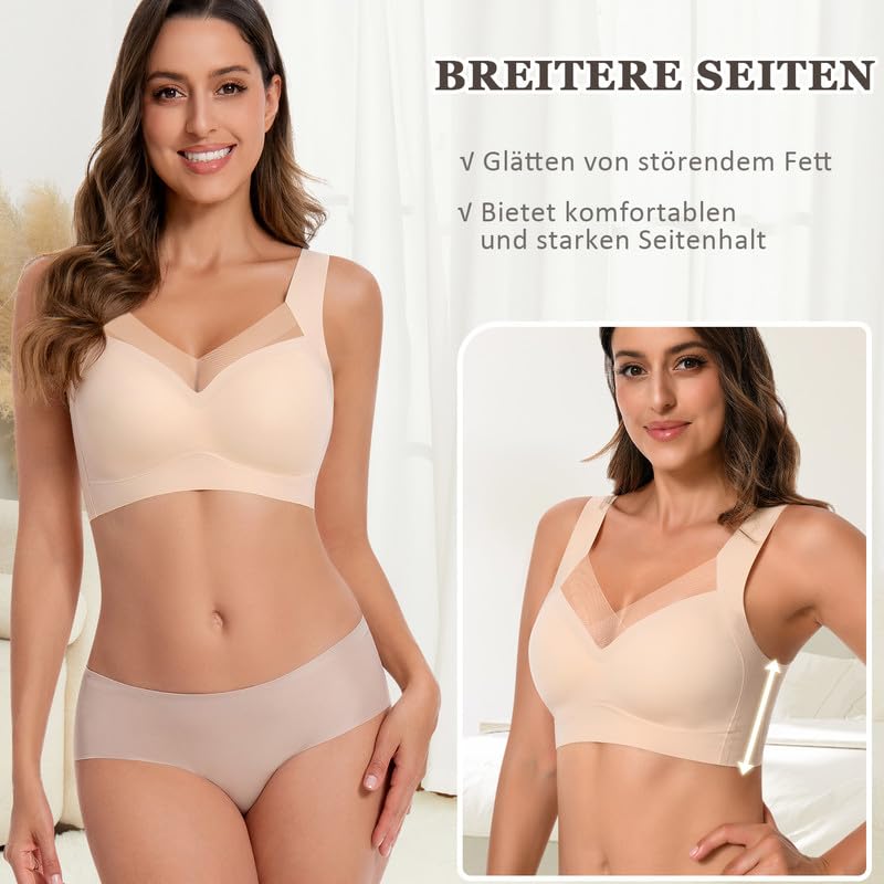 Bralette sans coutures Jiuday rembourré soft comfit haute élasticité
