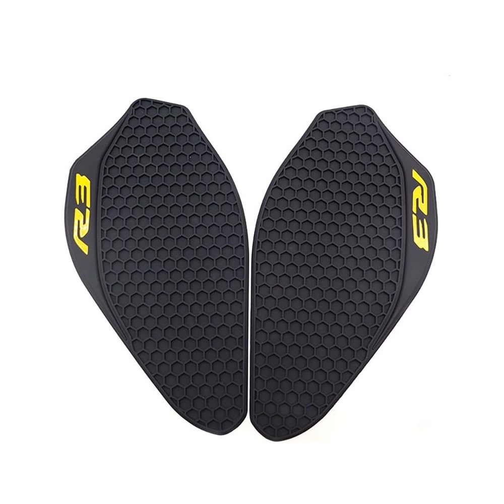 Motorbike Fuel Tank Sticker for YZF-R3 YZF R3 YZFR3 2019-2023 Motorcycle Side Fuel Tank Pad Protector Sticker Decal Knee Traction Pads