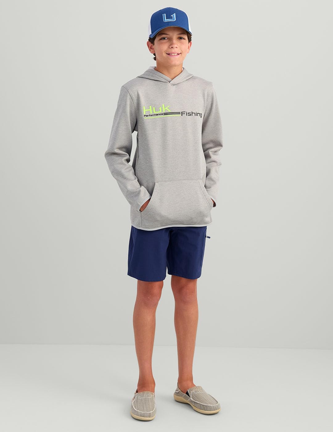HUK unisex-child Coldfront+ Graphic Hoodie, Performance Fishing Hoodie for Kids - Image 3