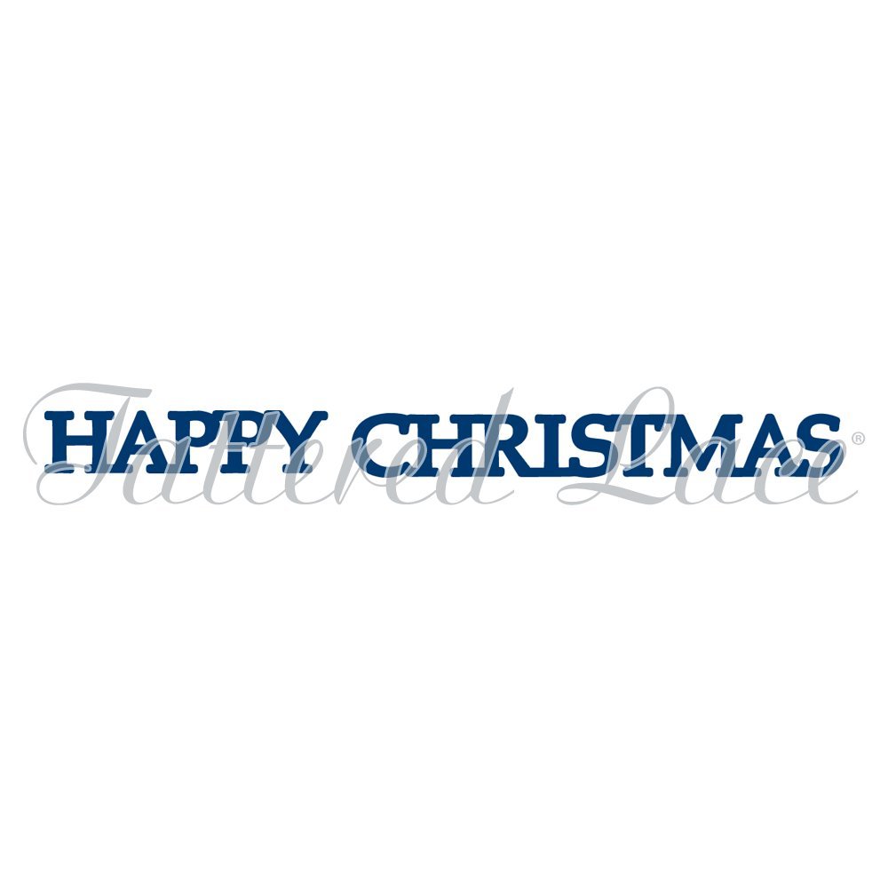 Tattered Lace Mini 'Happy Christmas Die DX73