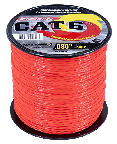 MaxPower 338931 0.080-in. x 960-ft. CAT6® Twisted Trimmer Line