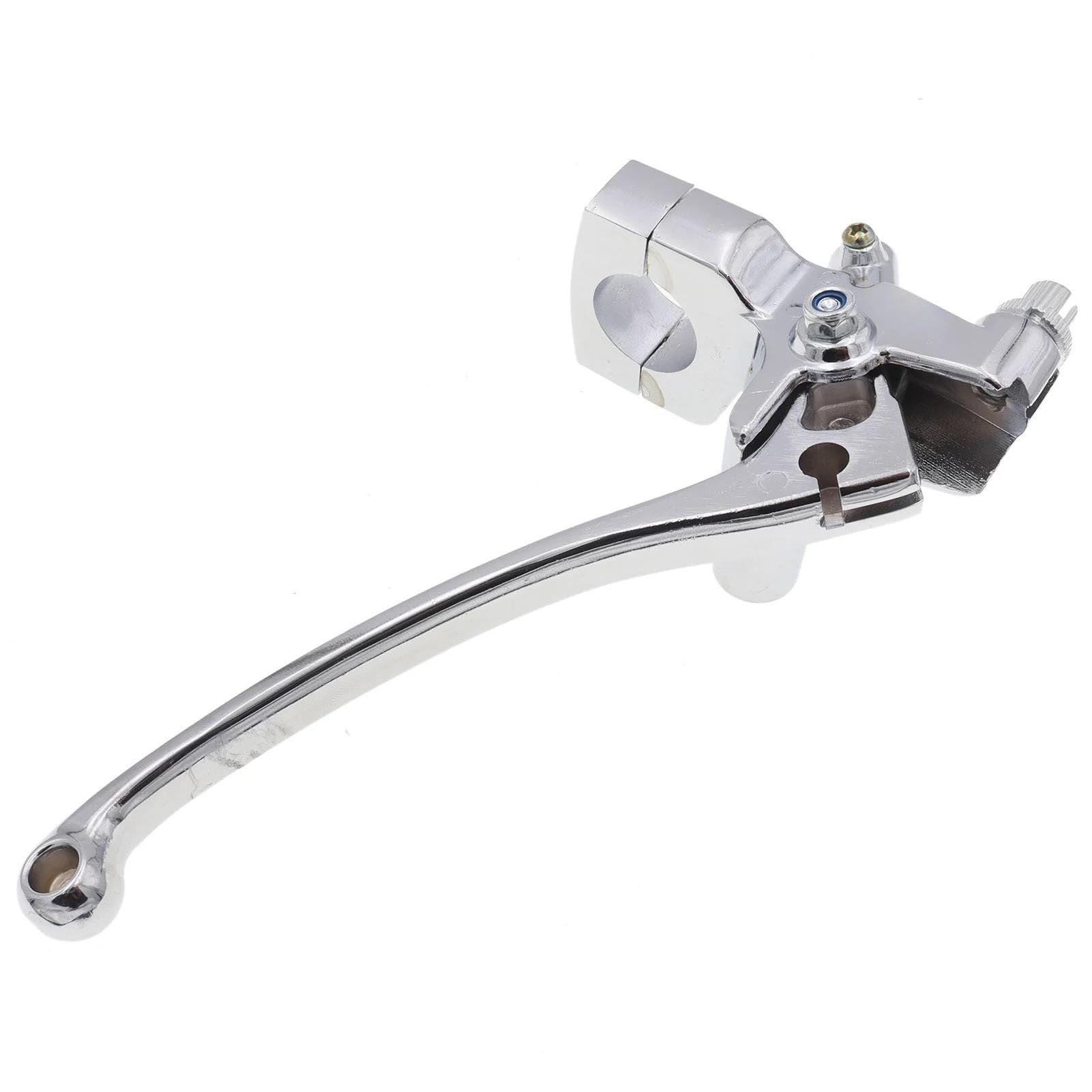ETEKGVYVA Clutch Brake Lever Set for CB400SF for CB250 Dirt Pit Bike Handle Clutch Lever with Mirror Thread(22mm)
