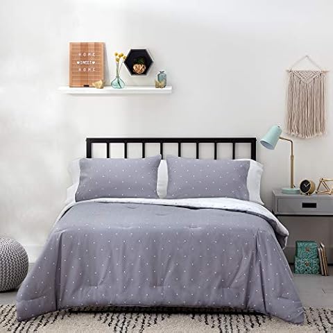 LINENSPA All-Season Reversible Comforter Set Cover