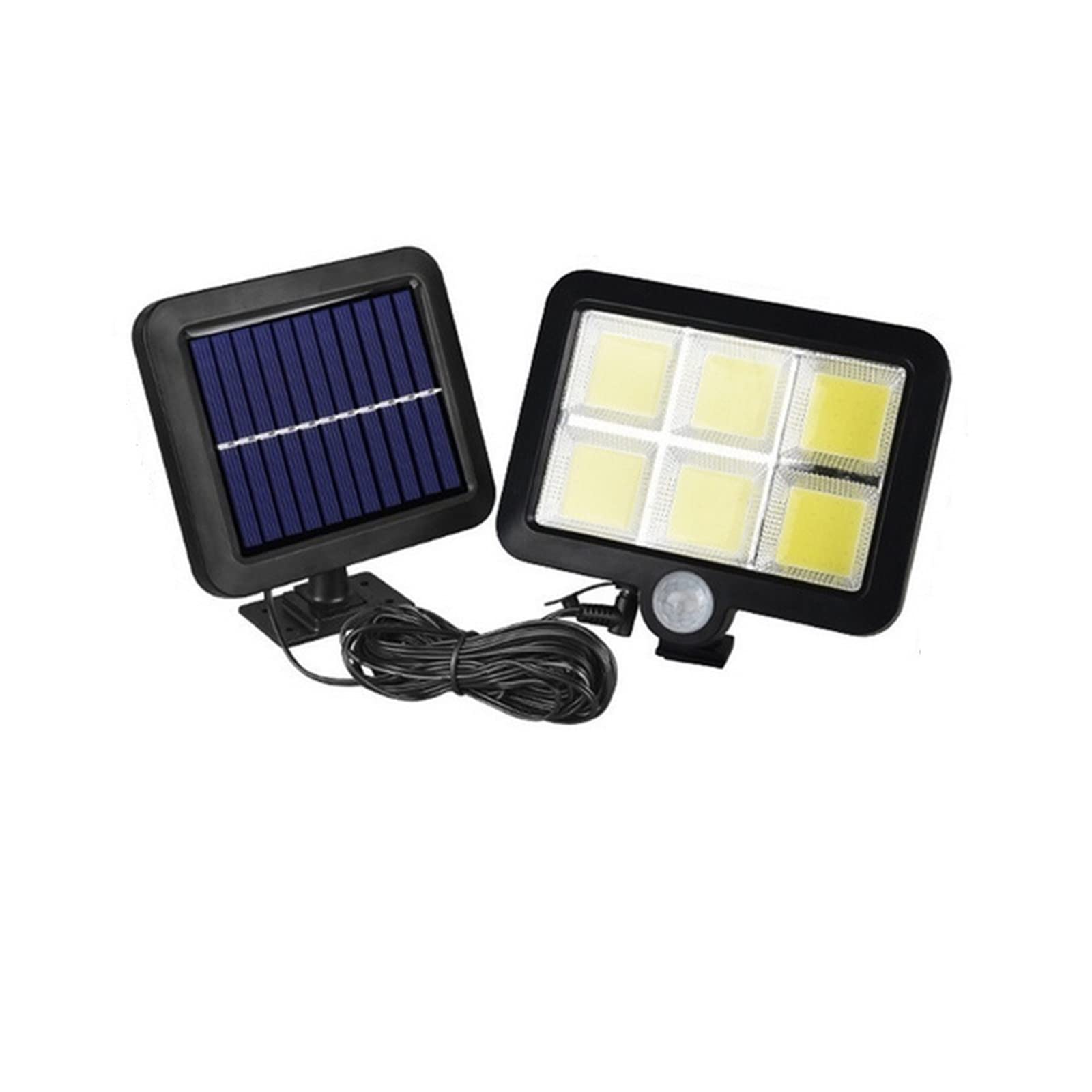 100/120/160COB Solar Split Kinkiet 3 Tryb Wodoodporny Czujnik Ruchu Ogrodowe Światła Uliczne Lampa Słoneczna Ogród Bezpieczeństwo Ściany Światła(120COB,1Pcs)