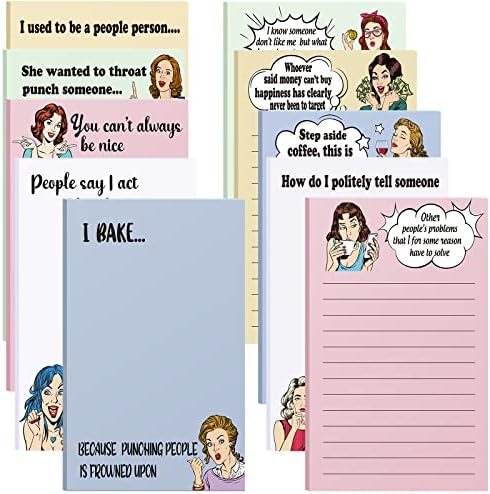 secret santa gifts for coworkers funny memo notepad pack