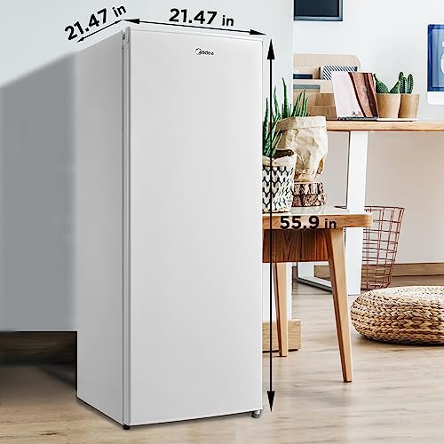 Midea Mru05M2Aww Upright Freezer, 5.3 Cu.ft, White #TOP3