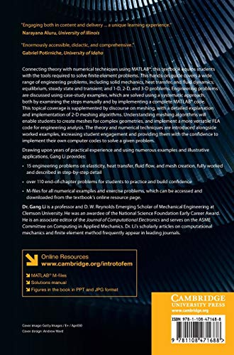 Introduction to the Finite Element Method and Implementation with Matlab(r)