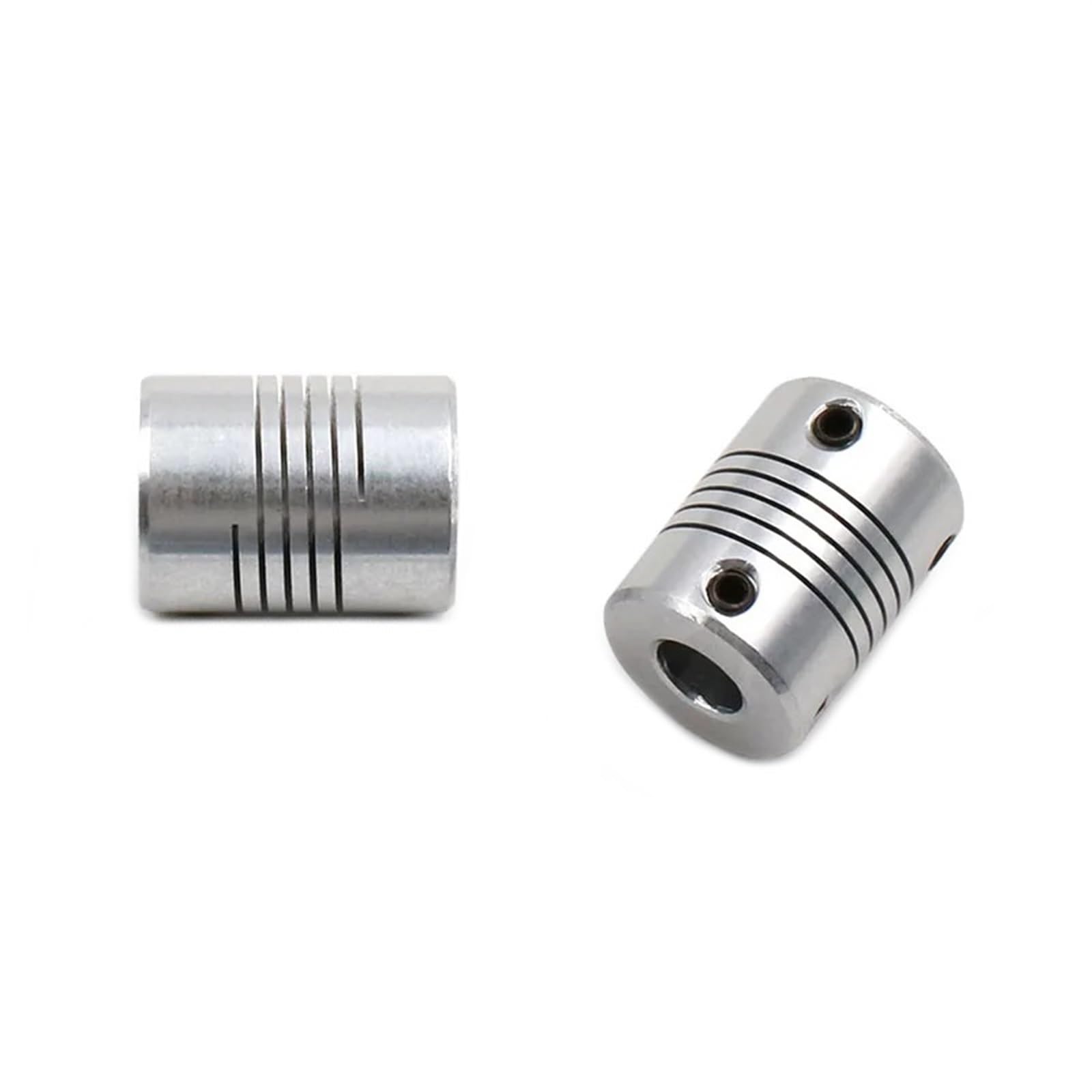 Acoplador de eje de mandíbula de Motor CNC de 5x8mm, acoplamiento Flexible de 5mm a 8mm, OD 19x25mm, 3/4/5/6/6,35/7/8/10mm, 1 Uds.(4 X 8)