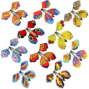 spier Fee Vliegende Vlinder,10 Stks Fairy Vliegende Vlinder Opwinden Vlinder Speelgoed Verjaardagscadeau Verrassing…